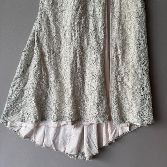 Aspeed sz L toupe gray formal‎ lace gown - Picture 3 of 9